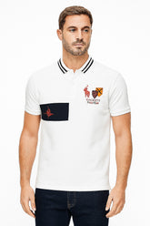 Men’s white Polo Embroided Polo Tee